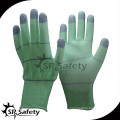 SRSAFETY 13G gestrickte Polyester U3 Liner PU beschichtete Handschuh / PU Arbeitshandschuhe / PU Flex Handschuh